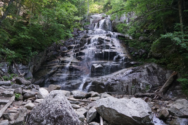 Cloudland Falls on the Falling Waters Trail in NH
